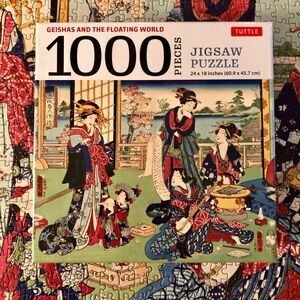 1000 Piece "Geishas And The Floating World" Japanese Art Jigsaw Puzzle by Tuttle